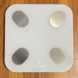 FitTrack Dara Smart BMI Body Composition Scale White Bluetooth Digital
